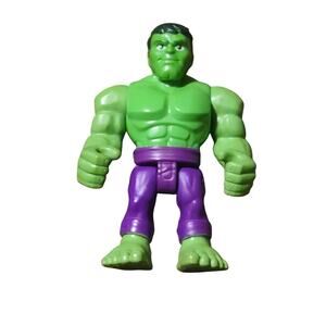 Disney Marvel Super Hero Adventures Hulk Action Figure Hasbro Playskool 5”